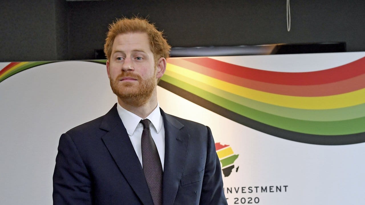 Prinz Harry nimmt am eintägigen Afrika-Gipfel "UK-Africa Investment Summit 2020" in London teil.