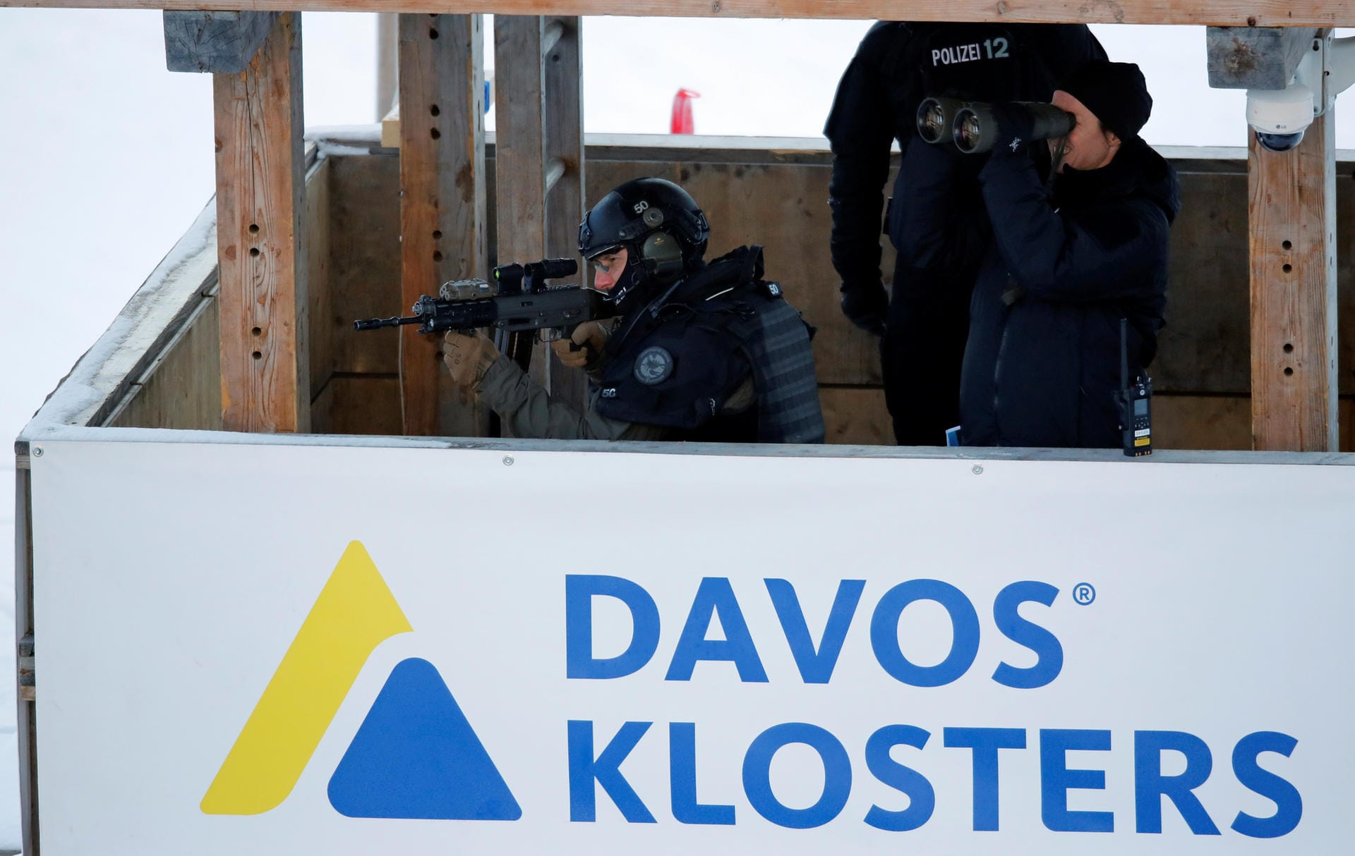 Davos im Ausnahmezustand: Tausende Polizisten sollen für einen reibungslosen Ablauf des Forums sorgen.