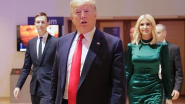 Family Business: US-Präsident Trump wird in Davos von Tochter und Beraterin Ivanka sowie Schwiegersohn Jared Kushner begleitet.