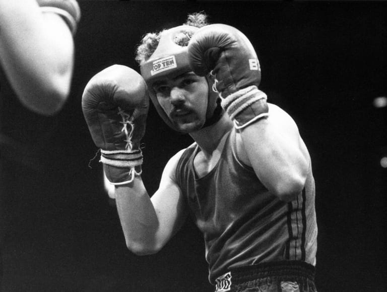 1986: Sven wurde Deutscher Meister im Mittelgewicht.
