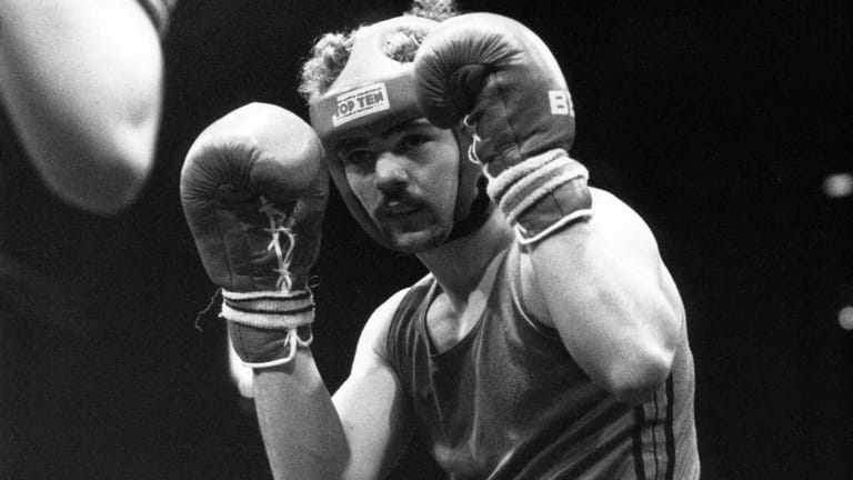 1986: Sven wurde Deutscher Meister im Mittelgewicht.