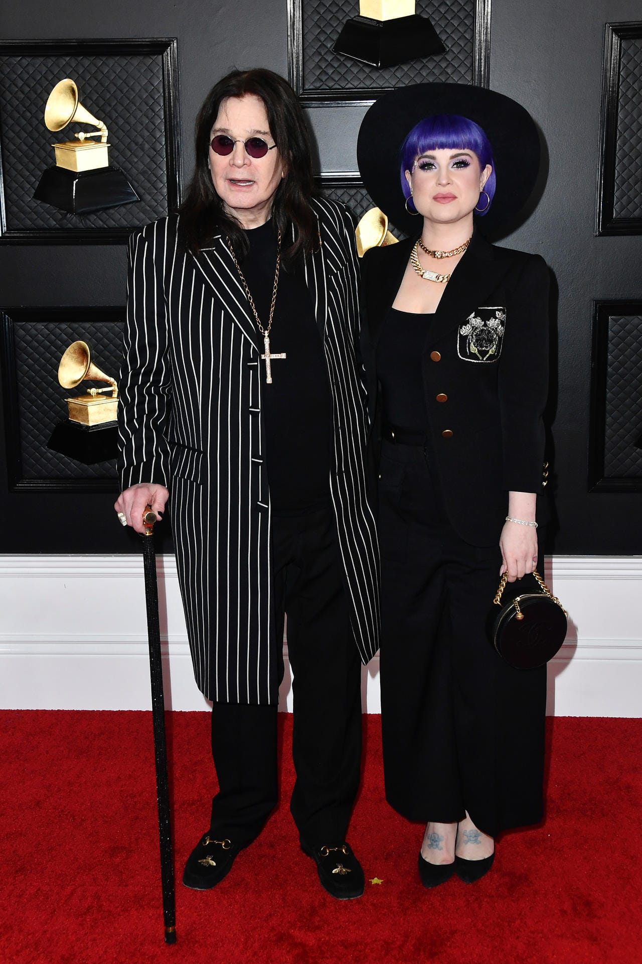 Rockmusiker Ozzy Osbourne und seine Tochter Kelly Osbourne
