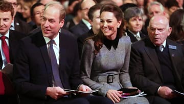 Prinz William und Herzogin Kate: Sie besuchten am Montag eine Gedenkfeier.