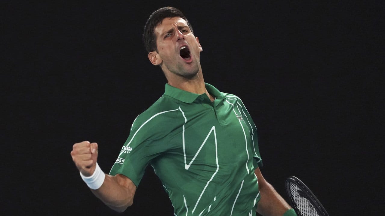 Spielt mit Roger Federer um den Finaleinzug der Australian Open: Novak Djokovic.