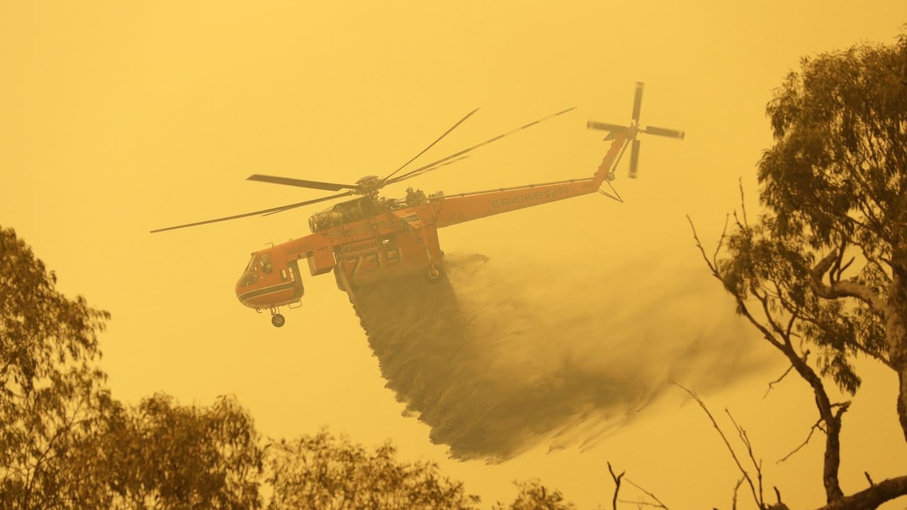 Die Buschbrände in Australien wüten weiter. Die Buschbrände in Australien wüten weiter.
