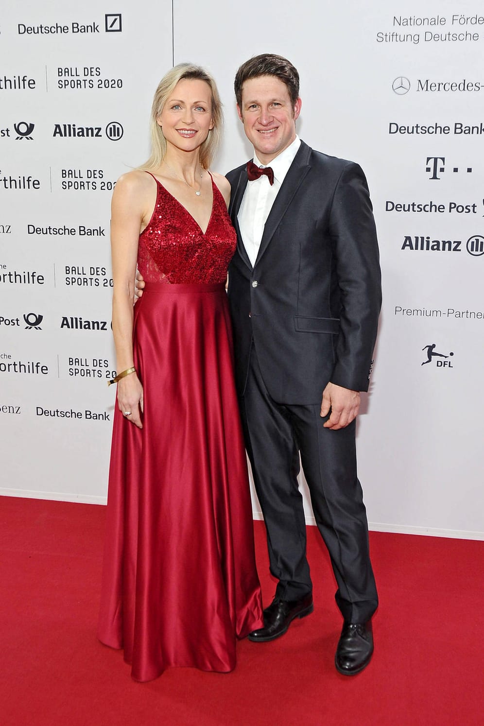 Gewichtheber Matthias Steiner mit seiner Frau Inge Posmyk Steiner