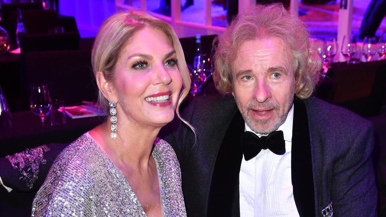 Sie waren der Hingucker beim Ball des Sports: Thomas Gottschalk und seine Freundin Karina Mroß.