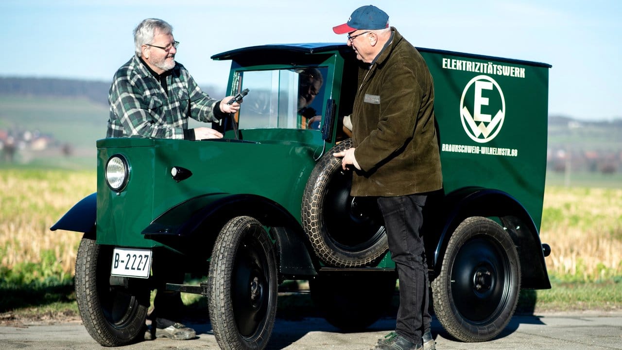 Das Elektroauto im Besitz von Stromanbieter BS Energy wird restauriert.