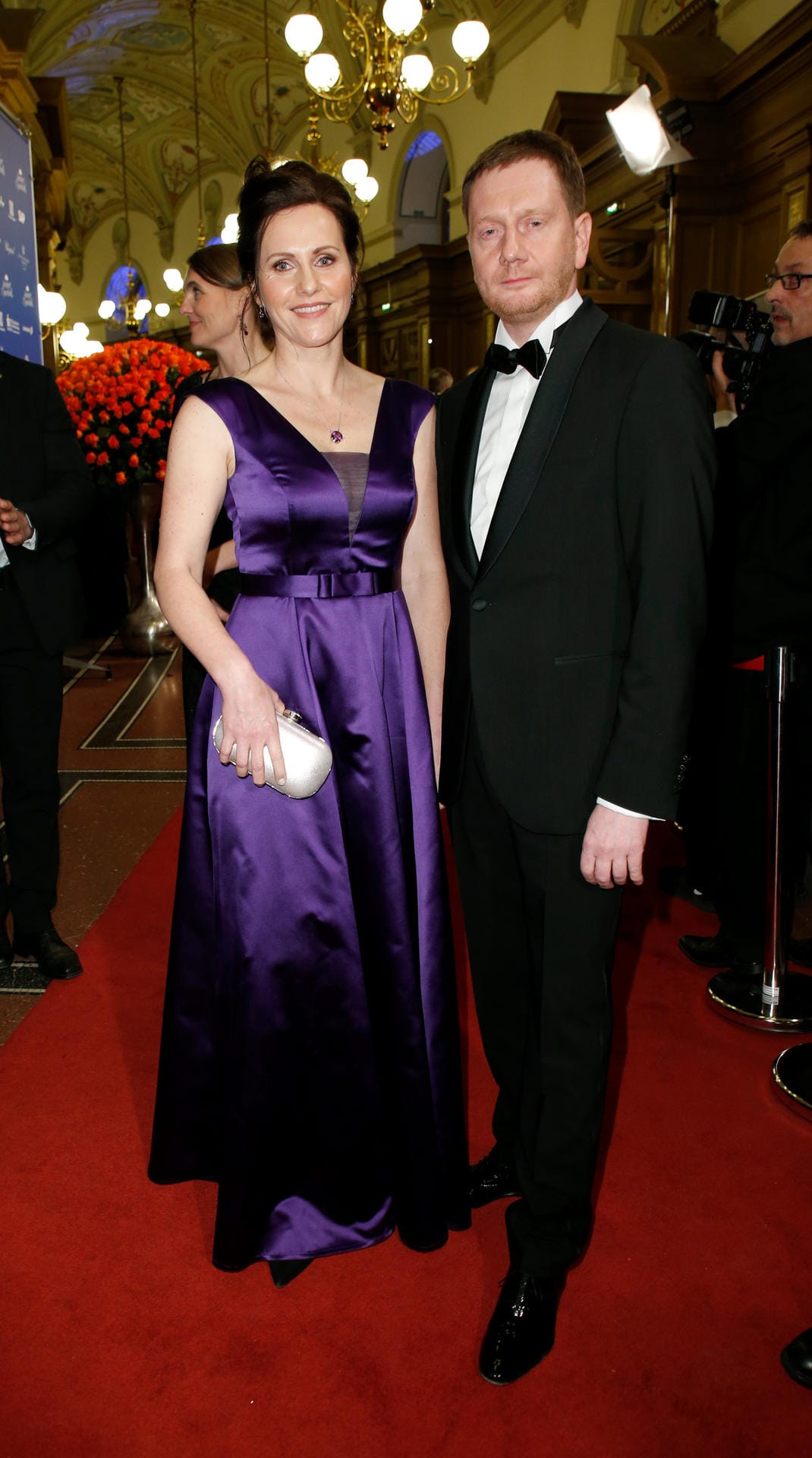 Michael Kretschmer, Ministerpräsident von Sachsen, und seine Freundin Annett Hofmann