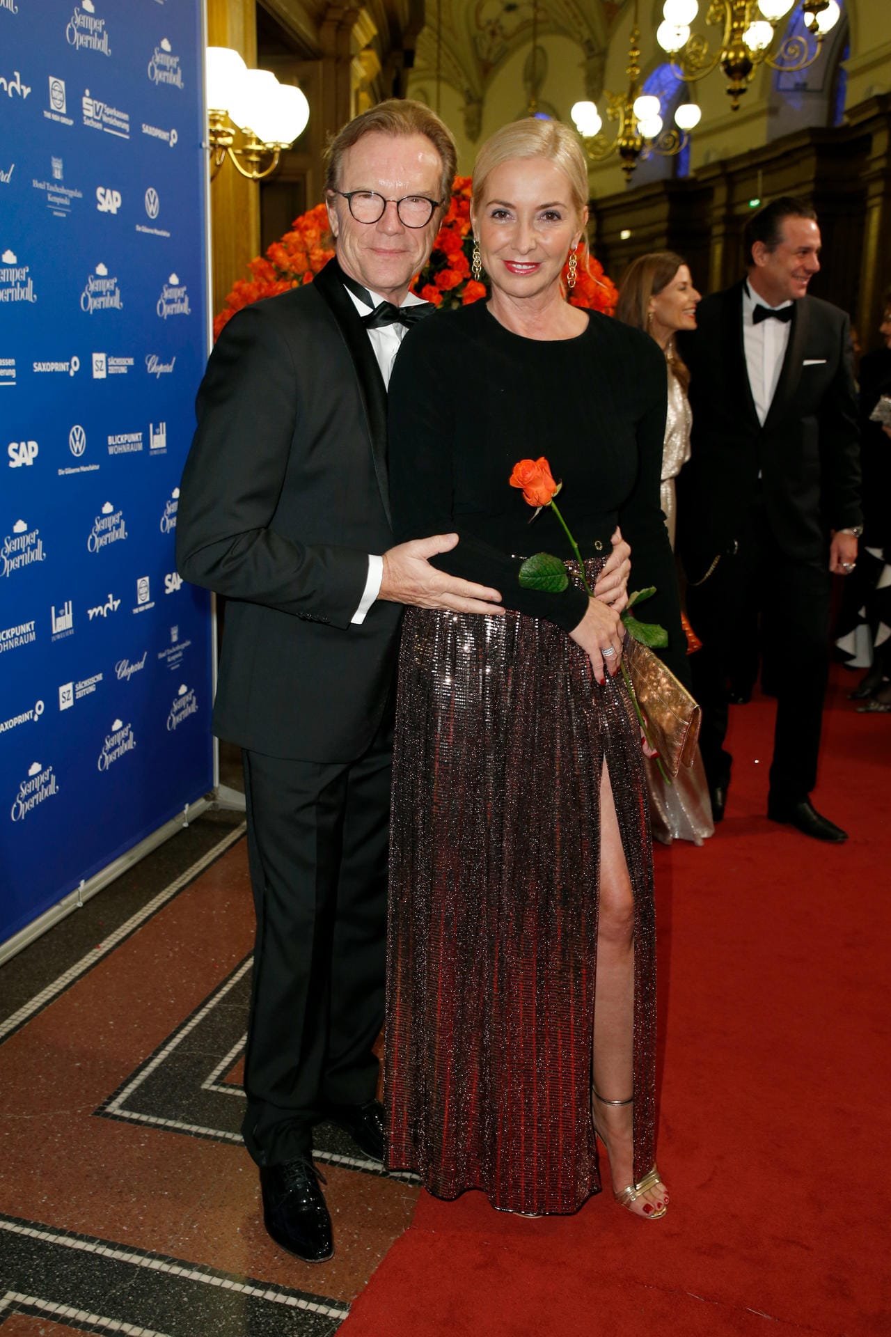 Entertainer Wolfgang Lippert mit seiner Frau Gesine