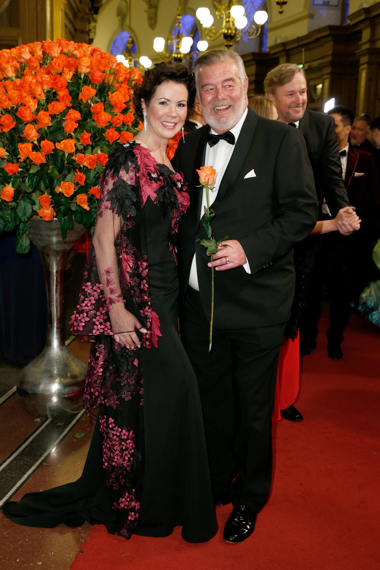 Moderator Harry Wijnvoord mit seiner Freundin Iris Dahlke