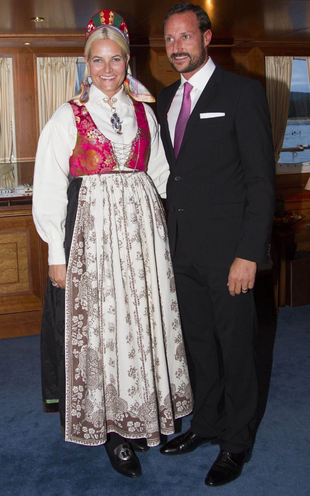 Mette-Marit und Haakon auf der Norge, der Yacht der Königsfamilie.