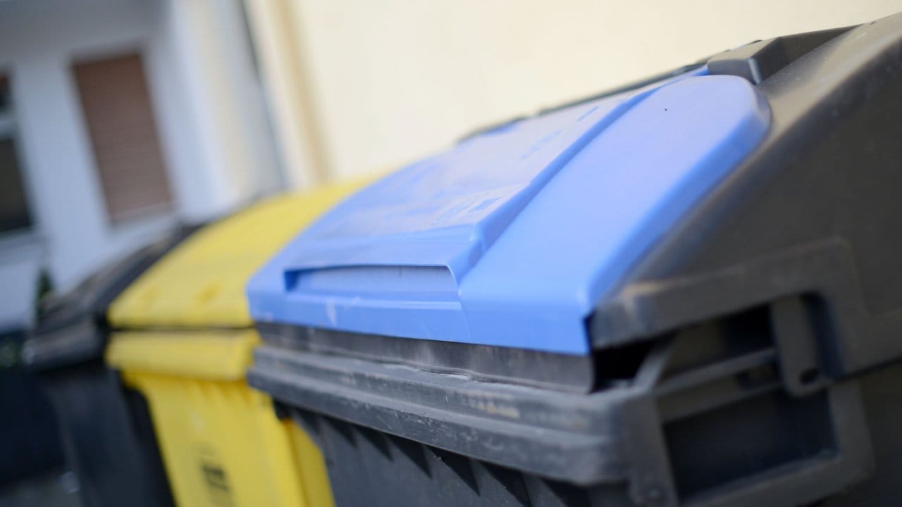 Blau steht für Papier - wer diesen Container für anderen Müll nutzt, erhöht unter Umständen indirekt die Nebenkosten für alle Mieter.