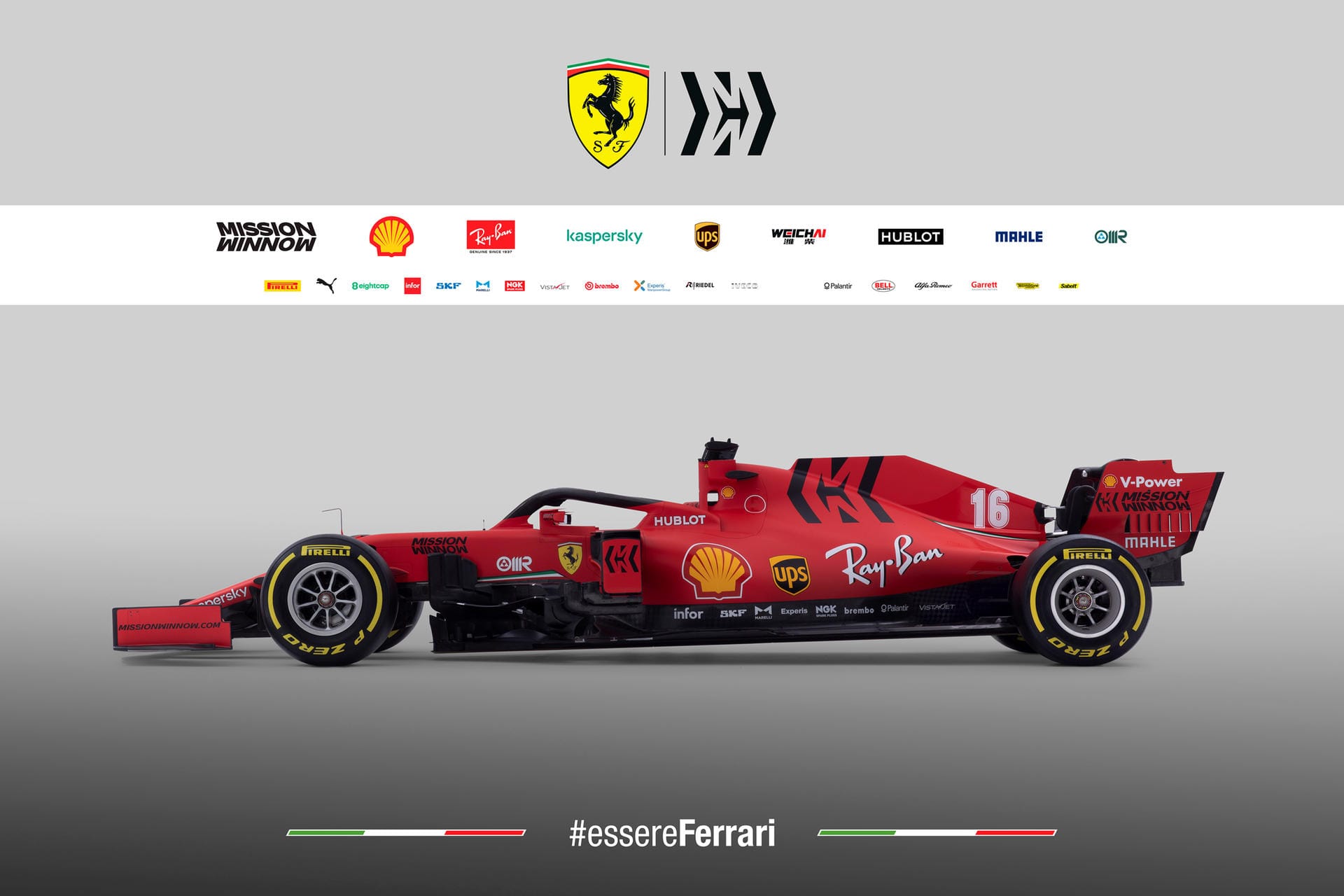 Der neue Ferrari trägt den Namen SF1000. Diesen hat der neue Wagen einem Jubiläum zu verdanken. Die Bezeichnung soll auf den 1000. Grand Prix Ferraris in der Formel 1 hinweisen, der in dieser Saison eingefahren wird.
