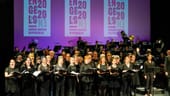 Auch der Chor der Wuppertaler Bühnen zeigte zu Beginn des Engels-Jahres sein Können.