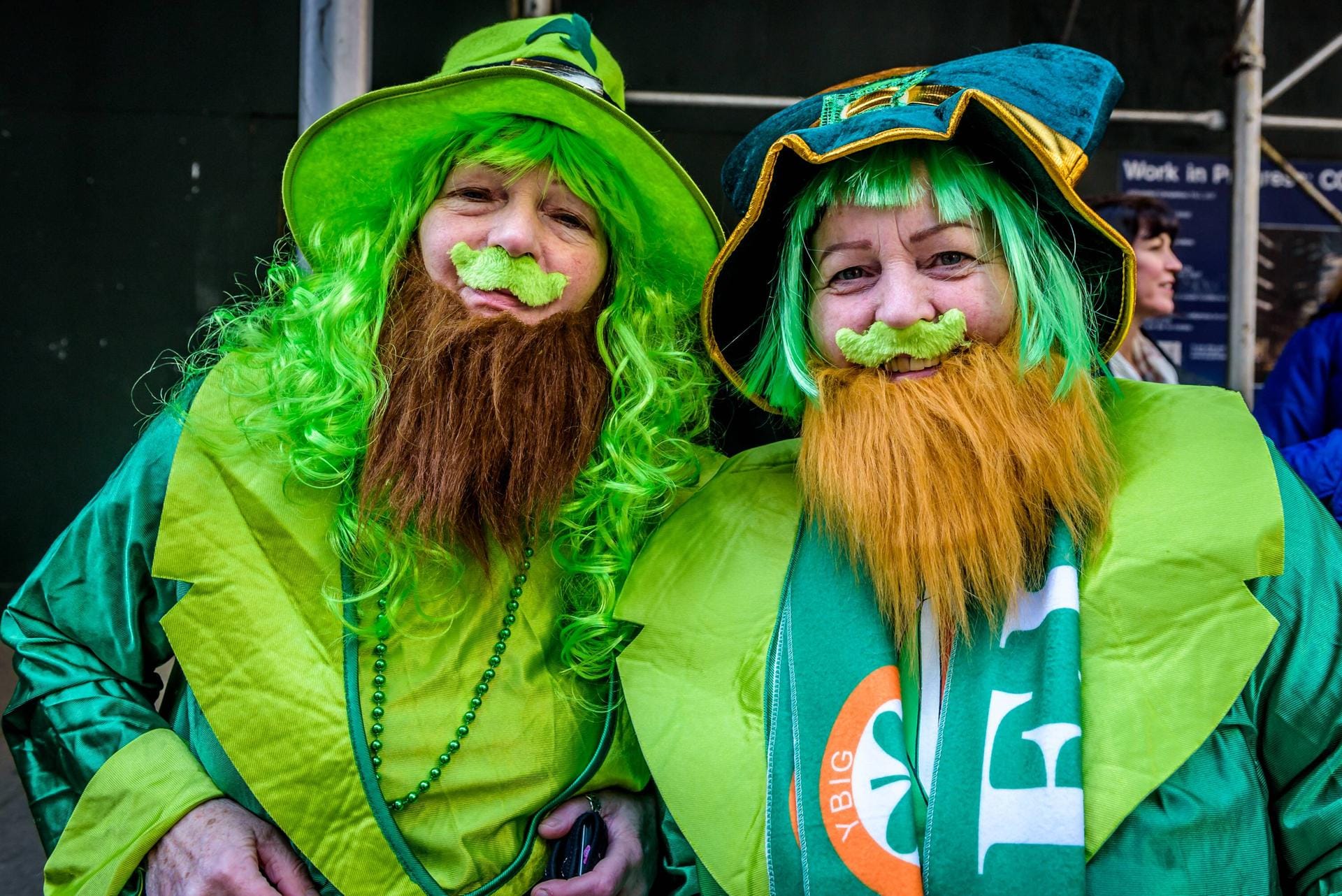 Der Dresscode am St. Patrick's Day ist Grün.