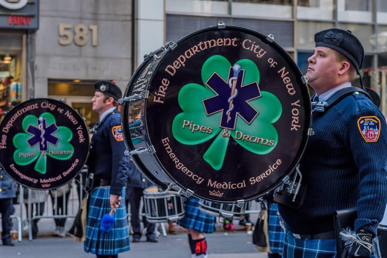 Seit Jahren ist in New York eine der größten St.-Patrick's-Paraden der Welt zu sehen.