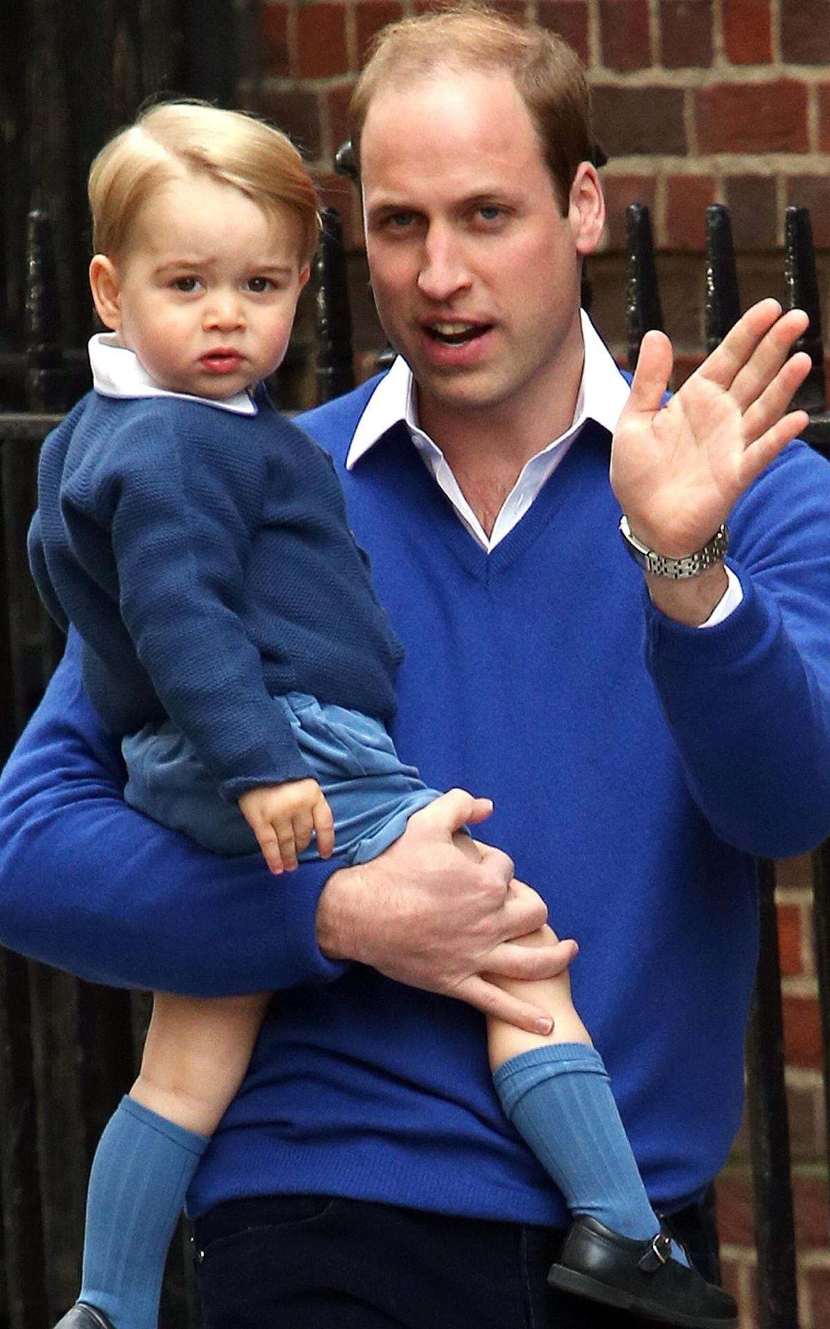 Prinz William und Prinz George im Mai 2015