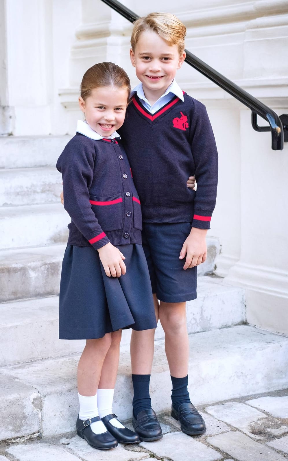 Prinzessin Charlotte und Prinz George im September 2019