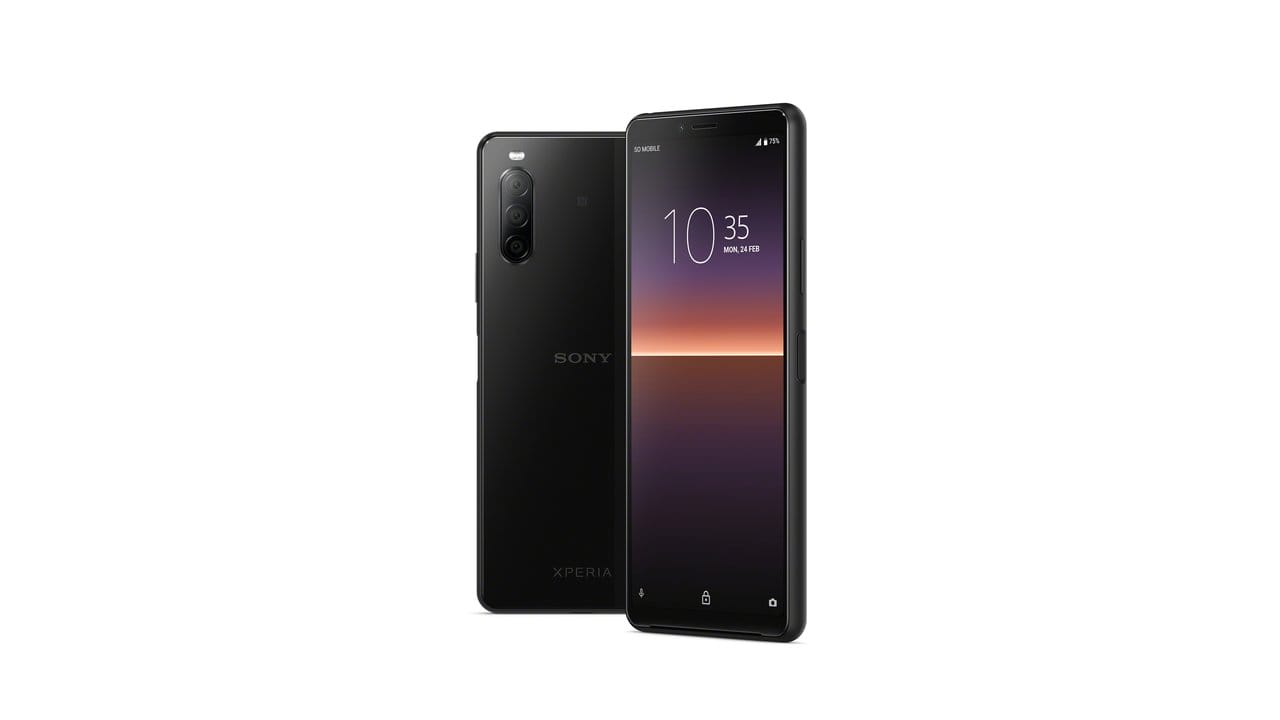 Ein kompaktes 6-Zoll-Gerät mit Gorilla-Glas 6 auf beiden Seiten: Sonys Xperia 10 II (370 Euro) wird auch in Weiß erhältlich sein.