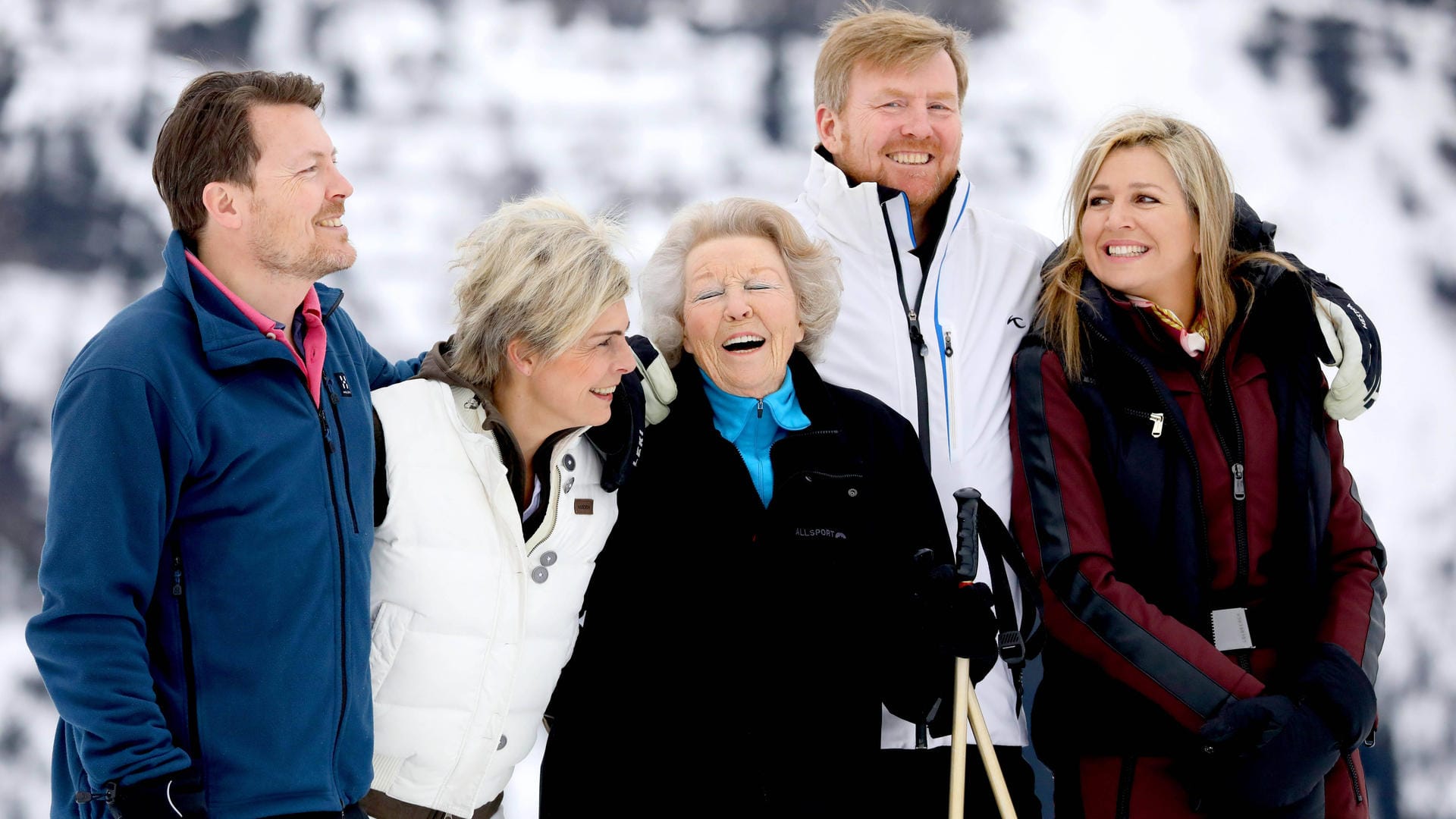 Die niederländischen Royals beginnen ihren Winterurlaub in Lech.