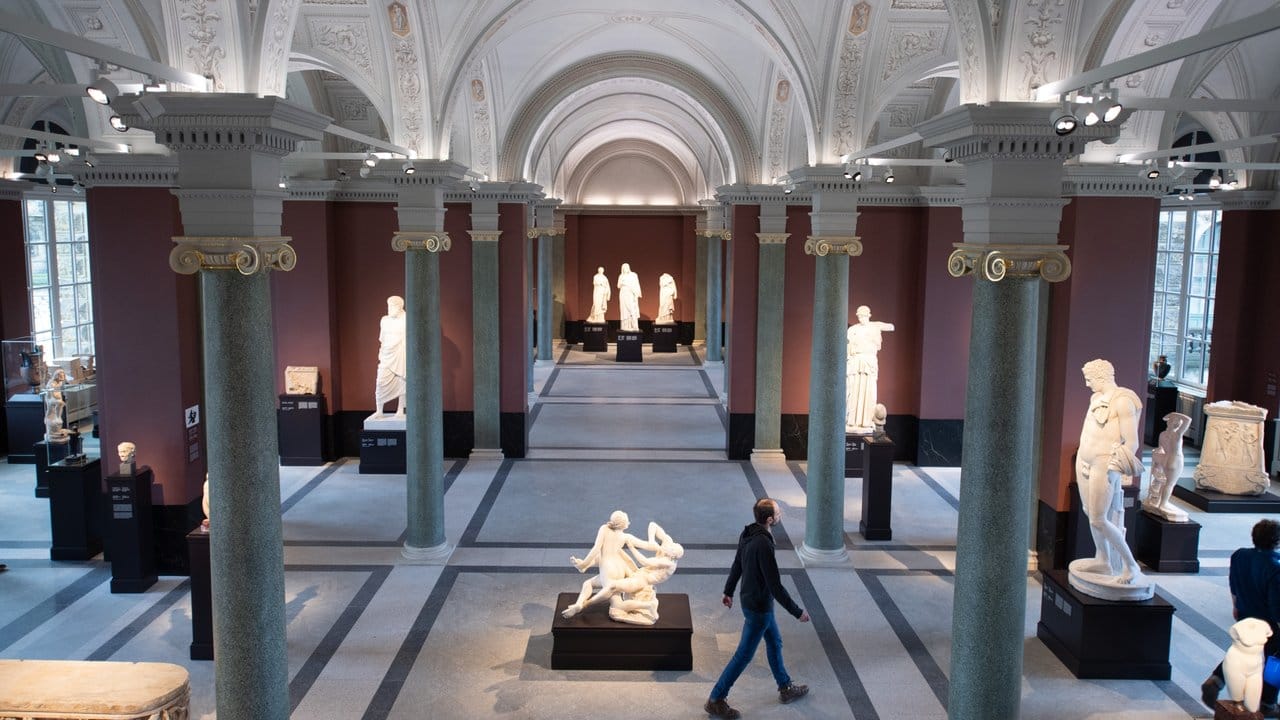In frischem Glanz: Die Antikenhalle der Gemäldegalerie Alte Meister.
