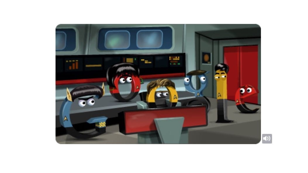 Mit diesem Doodle feiert Google die Serie Star Trek. User können darin selbst ein kleines, intergalaktisches Abenteuer erleben.