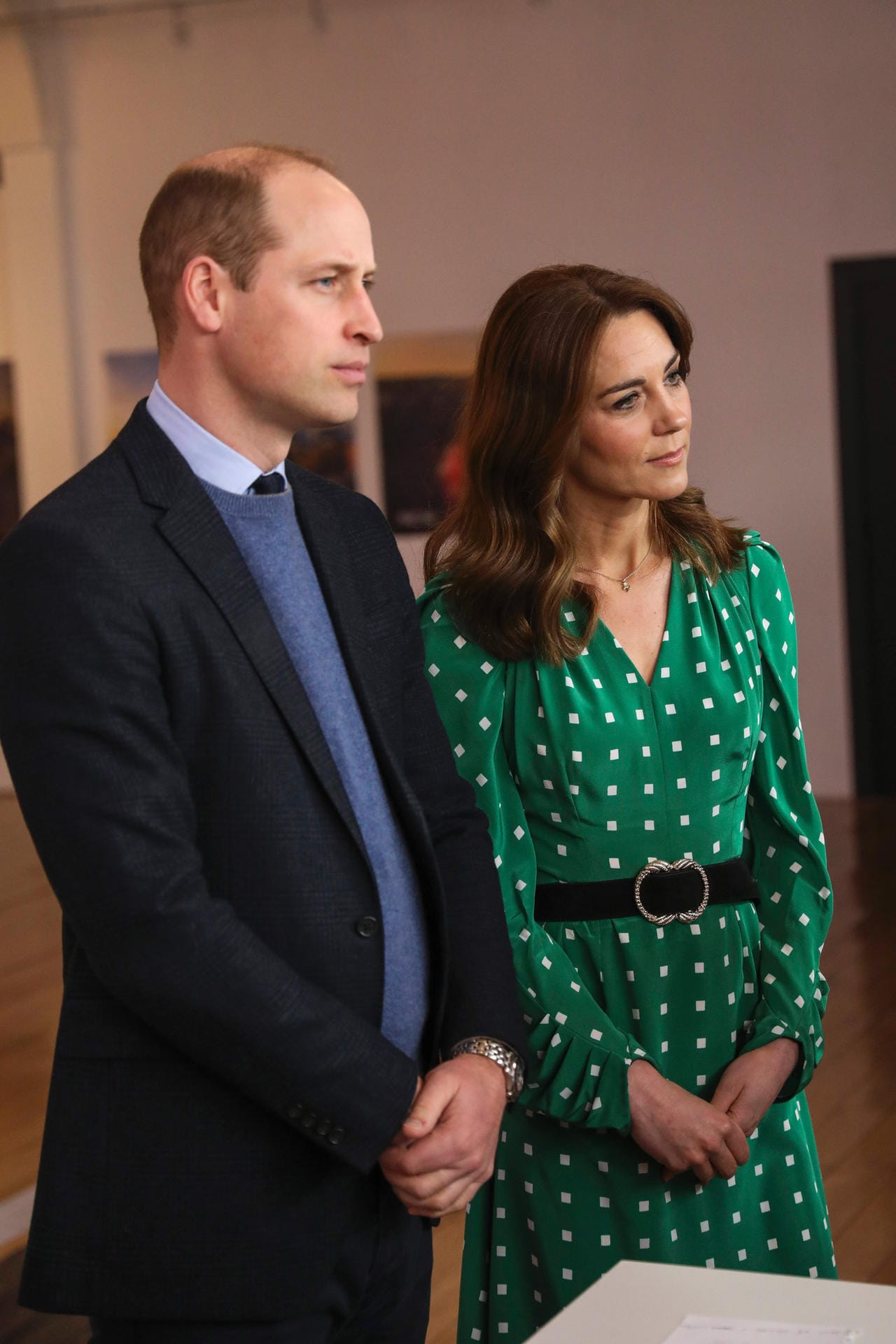 Auch am letzten Tag greift Herzogin Kate noch mal zu einem Kleid in Grün.