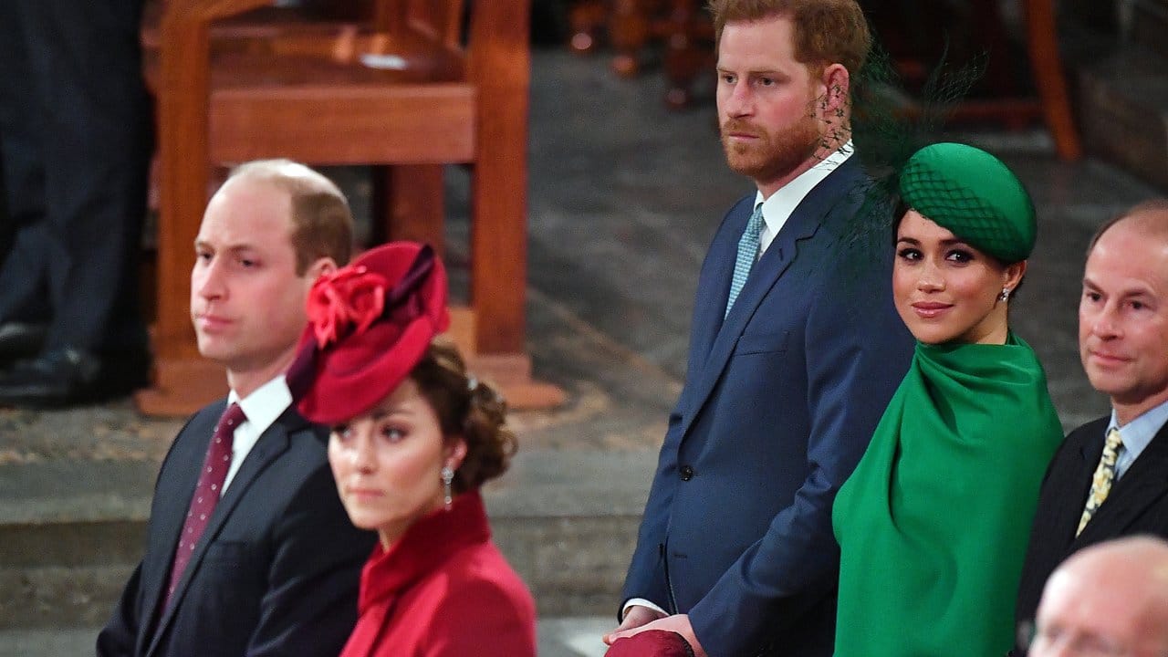 Prinz William (l), Herzog von Cambridge und seine Frau Catherine (2. Prinz William (l), Herzog von Cambridge und seine Frau Catherine (2.