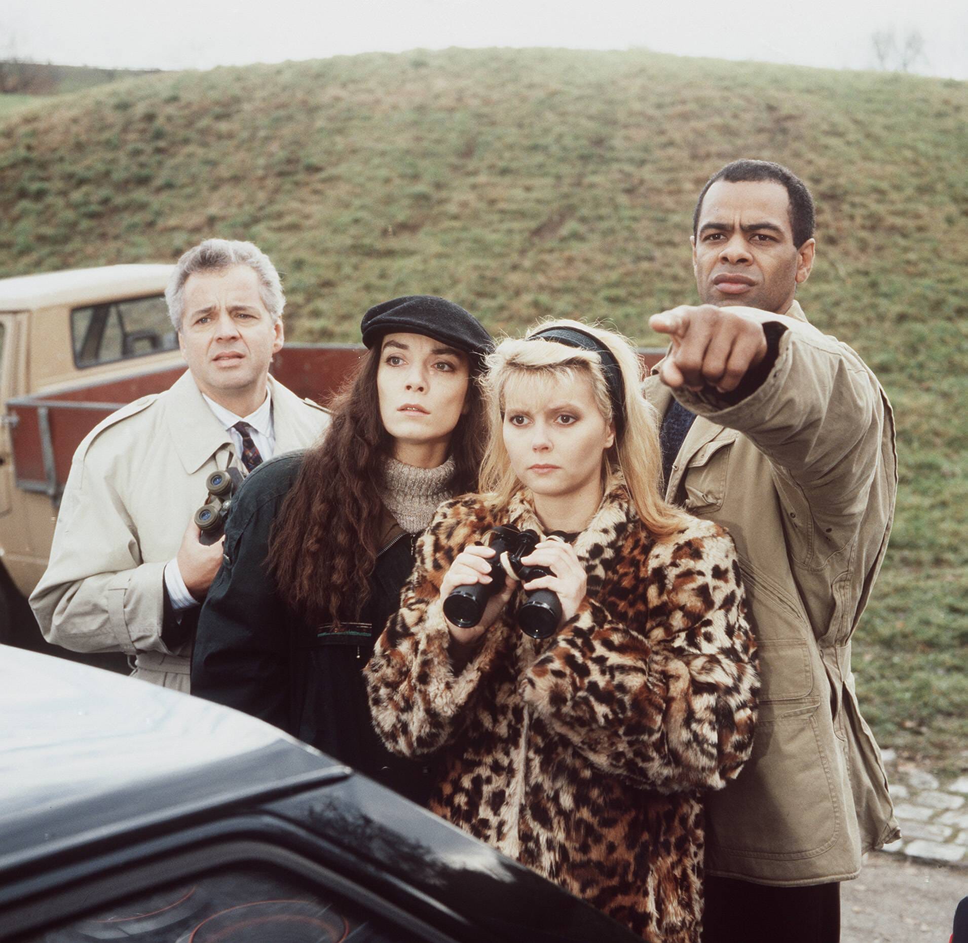 "Der Alte" im Jahr 1989: Michael Ande, Irene Clarin, Roswitha Schreiner und Henry Johnson