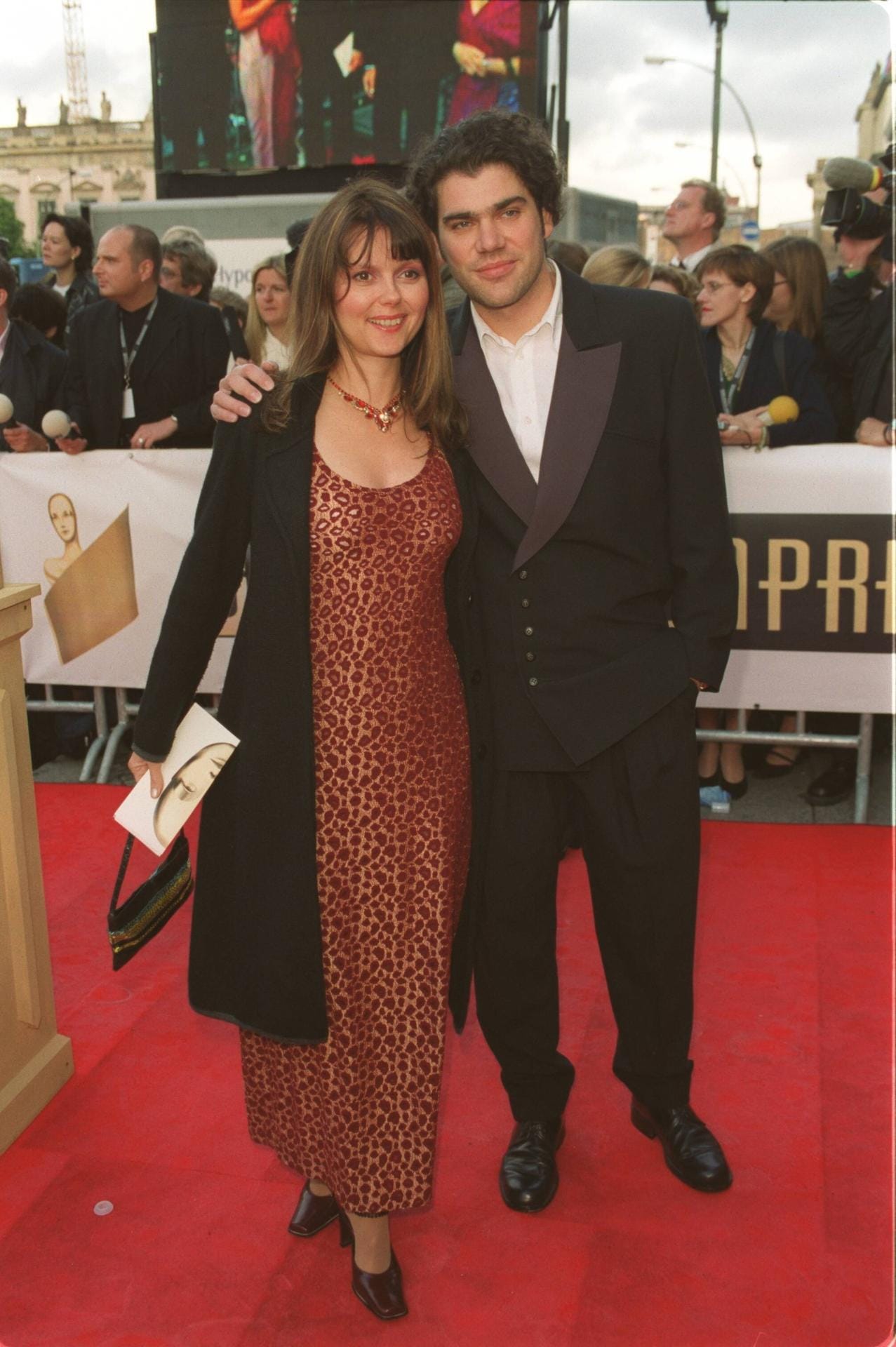 2001: Schreiner mit ihrem heutigen Ehemann Andreas Gotzler.
