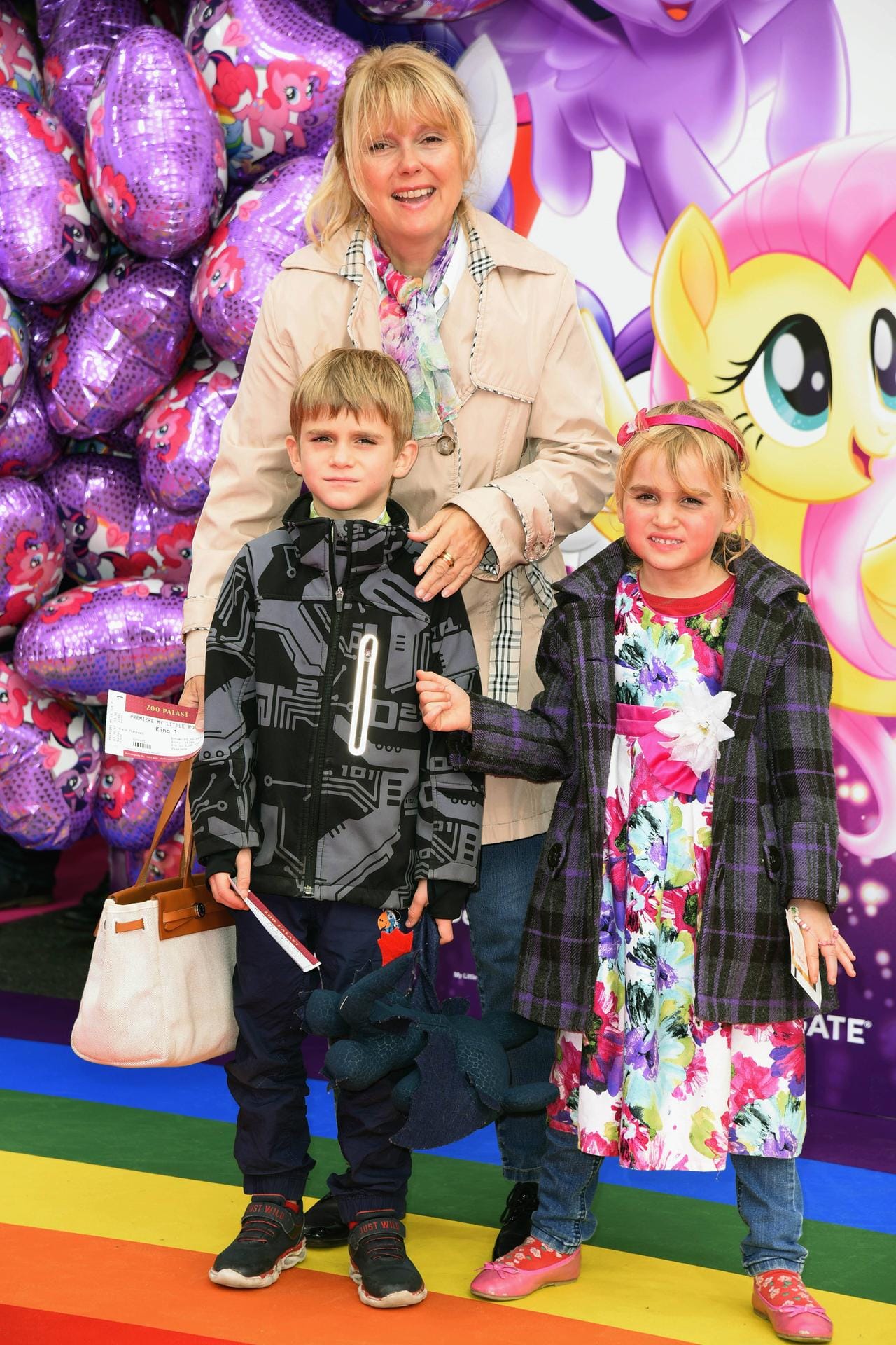 2017: Roswitha Schreiner mit ihren Kindern Lorenzo und Luna.