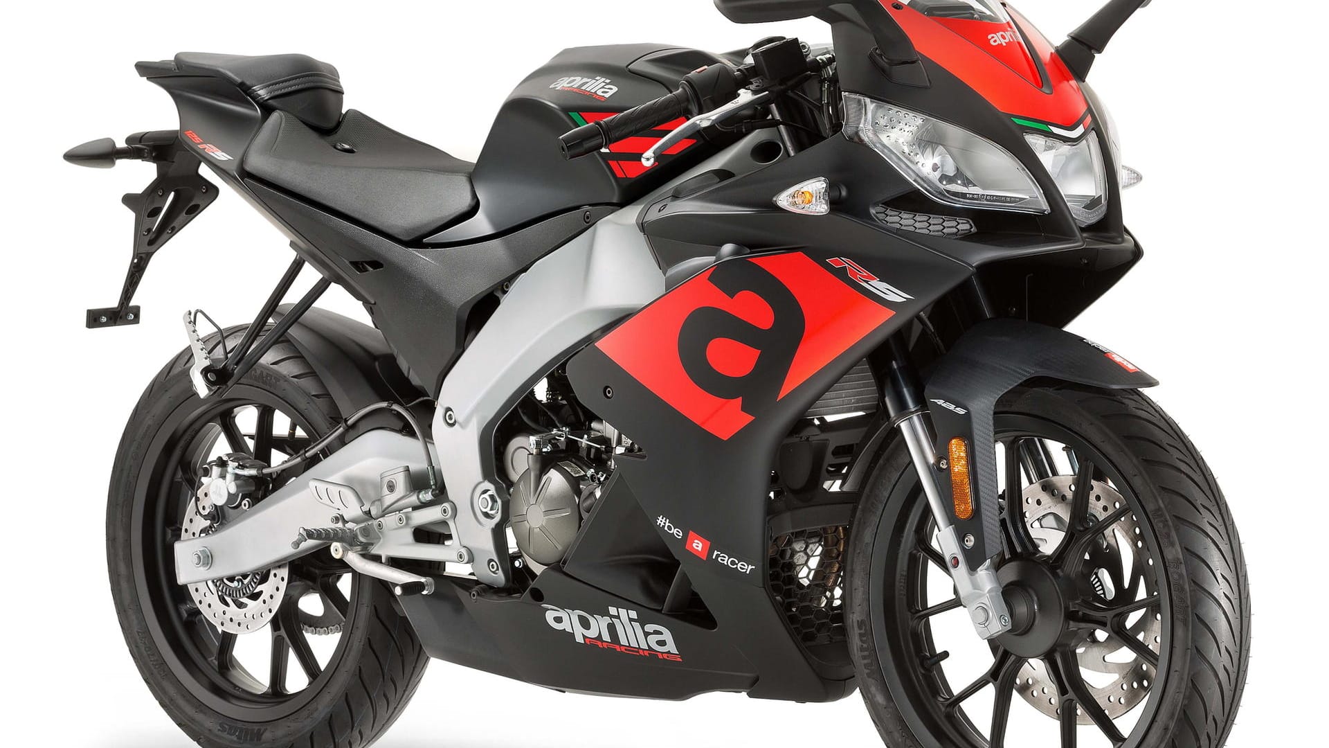 Starkes Teil: Die Aprilia RS 125 schafft laut Hersteller 120 km/h.