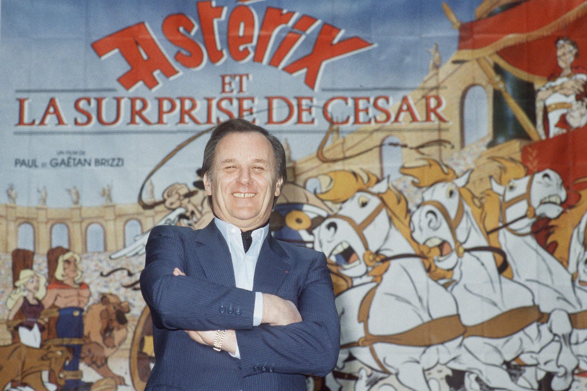 Asterix-Zeichner Albert Uderzo ist im Alter von 92 Jahren gestorben. Er erlitt eine Herzinfarkt. Das Foto entstand 1986 in den Idefix-Zeichentrick-Studios in Paris.