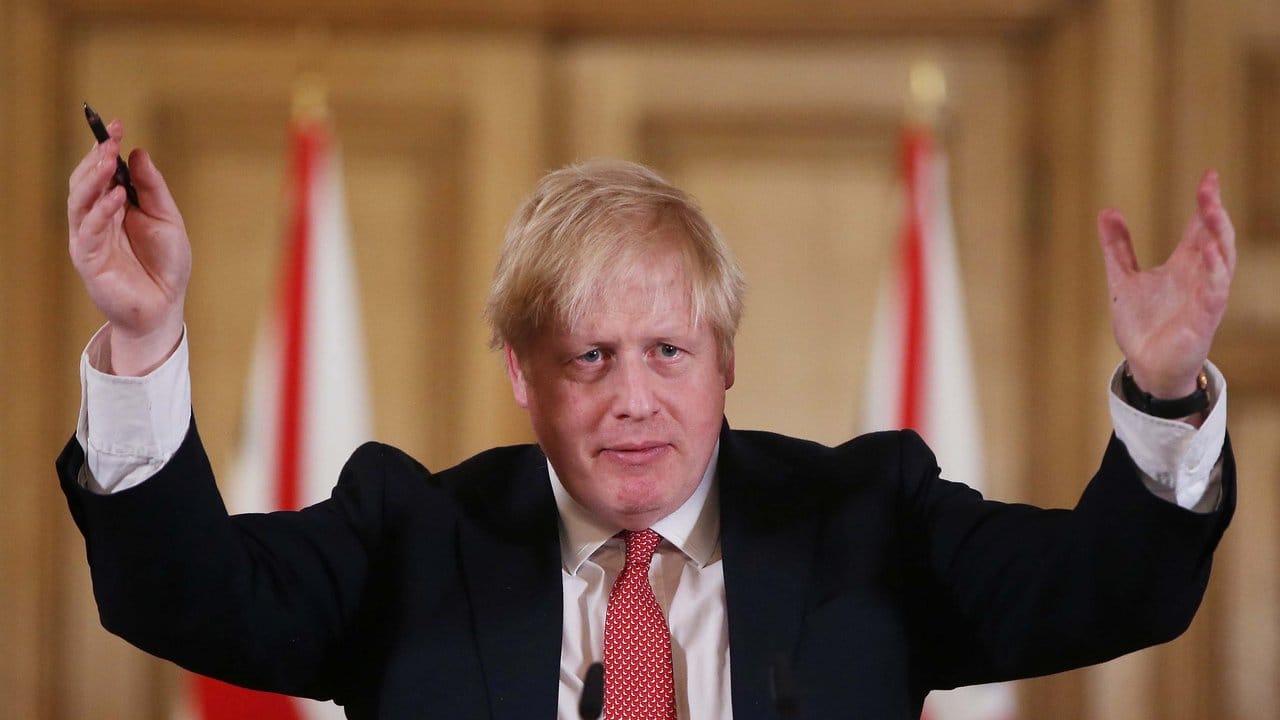 "Ich arbeite von zuhause, ich bin in Selbstisolation": Boris Johnson, Premierminister von Großbritannien.