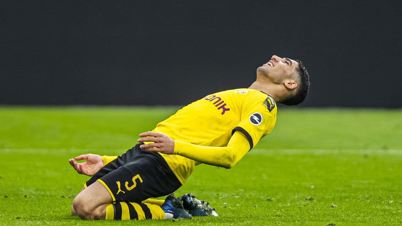 Spielte für den BVB bei der "Bundesliga Home Challenge": Achraf Hakimi. Spielte für den BVB bei der "Bundesliga Home Challenge": Achraf Hakimi.