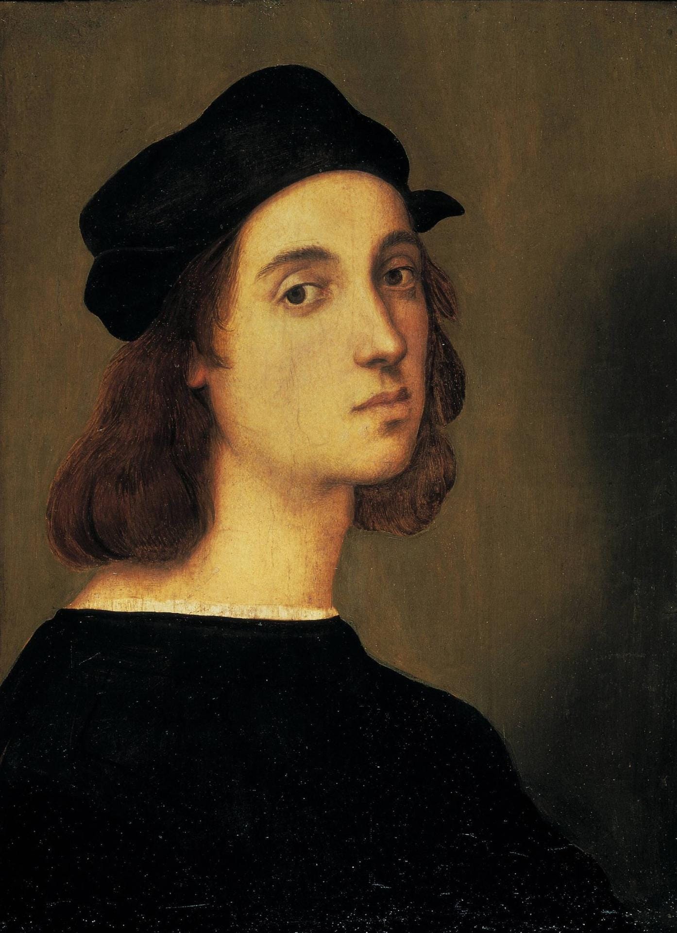 Selbstporträt, 1505/1506, 45 x 33 cm, Öl auf Holz, Galleria degli Uffizi, Florenz