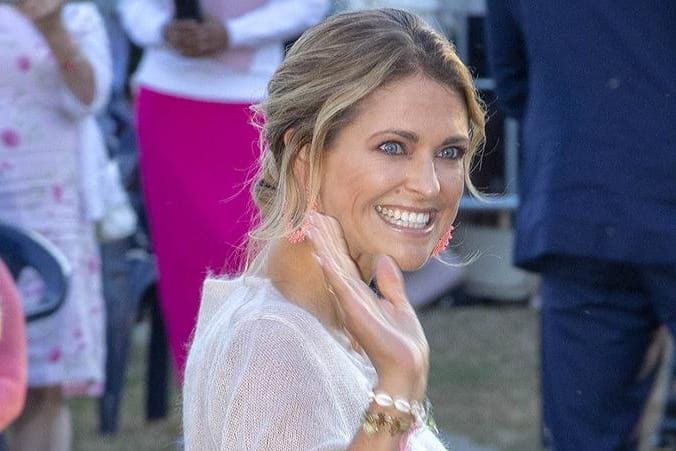 Prinzessin Madeleine im Juli 2019 beim 42. Geburtstag von Kronprinzessin Victoria