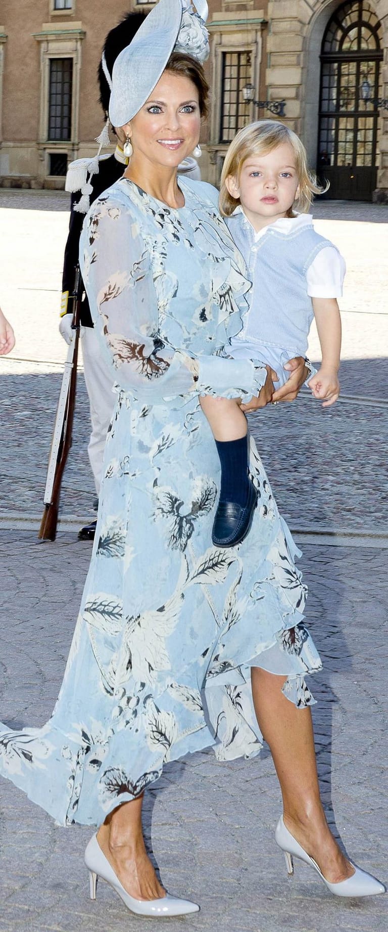 Prinzessin Madeleine im Juli 2017 beim 40. Geburtstag von Kronprinzessin Victoria