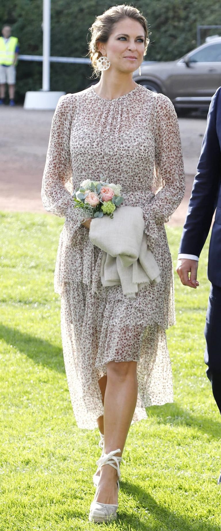 Prinzessin Madeleine im Juli 2017 beim 40. Geburtstag von Kronprinzessin Victoria