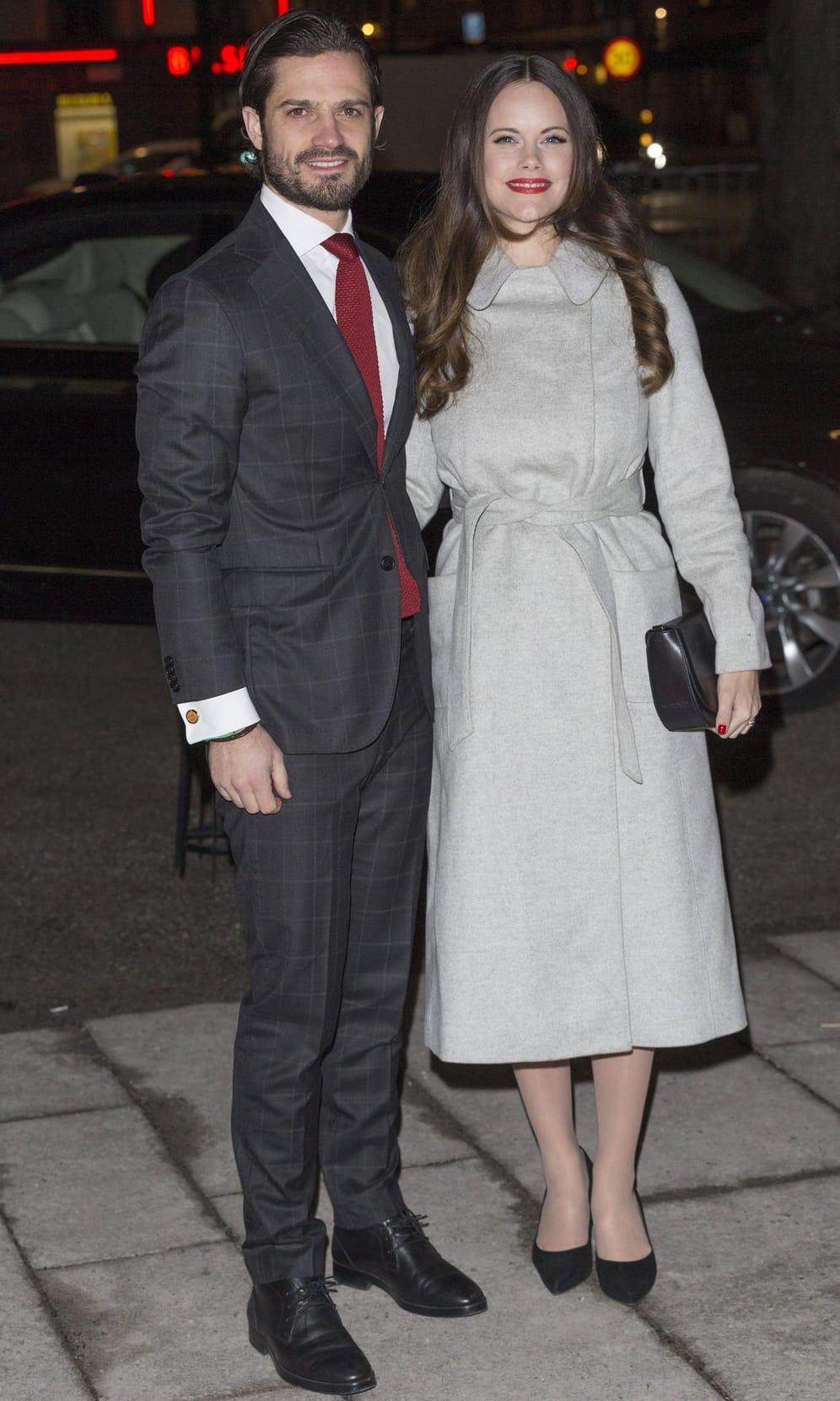 Prinz Carl Philip und Prinzessin Sofia beim Weihnachtskonzert im Dezember 2017