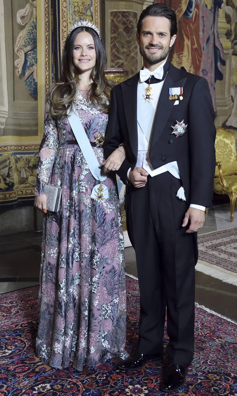 Prinz Carl Philip und Prinzessin Sofia bei einem Dinner im Mai 2018
