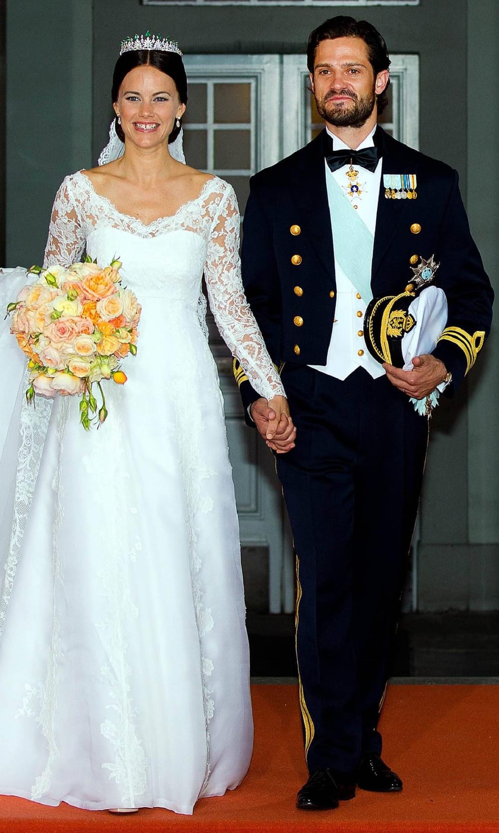 Prinz Carl Philip und Prinzessin Sofia an ihrer Hochzeit im Juni 2015