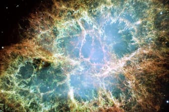 "Hubble"-Aufnahme: Eine Supernova-Explosionswolke im Sternbild Stier.