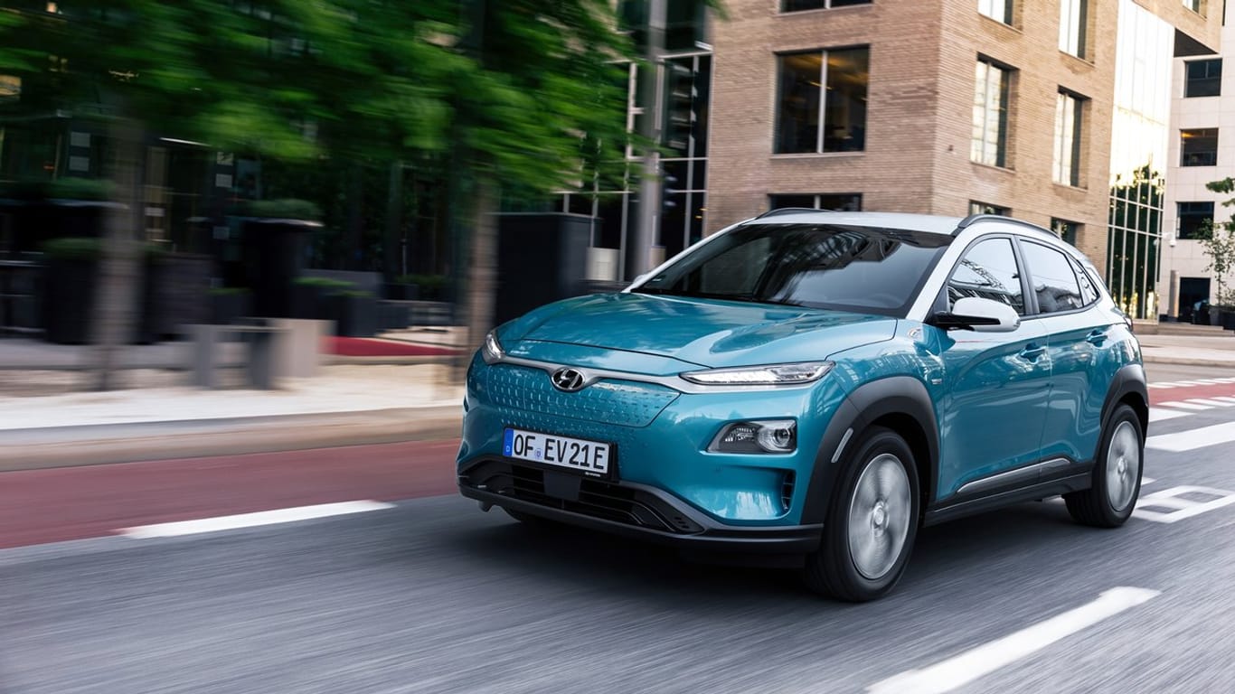 Der Kona Elektro von Hyundai bietet eine Reichweite von bis zu 447 Kilometern.