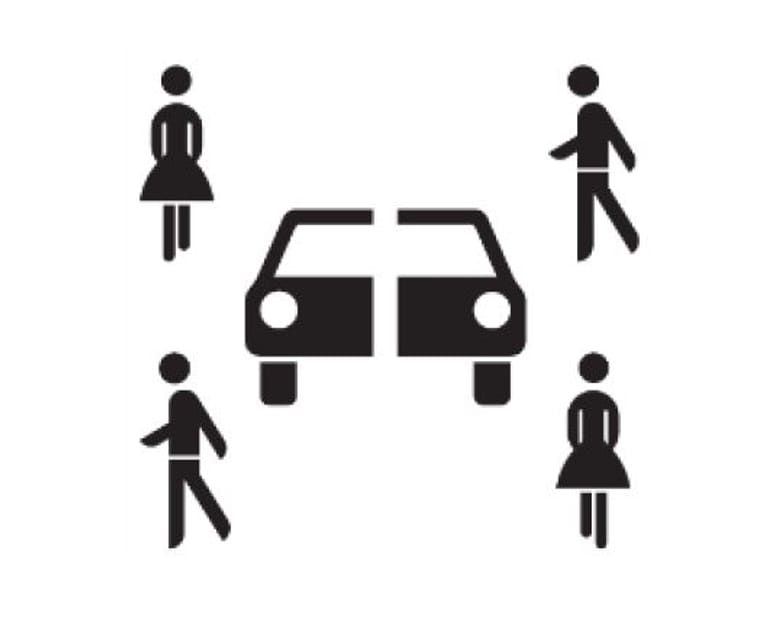 Sinnbild Carsharing: Um Carsharing zu fördern, werden Vorteile für Carsharing-Fahrzeuge geschaffen. Das neue Sinnbild soll künftig Parkplätze kennzeichnen.
