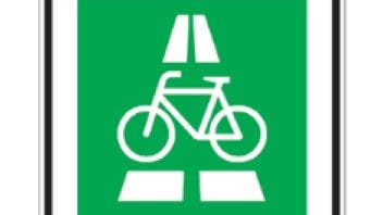 Verkehrszeichen für Radschnellwege: Das neue Schild kennzeichnet Radschnellwege auch unabhängig von der Fahrbahnbeschaffenheit.