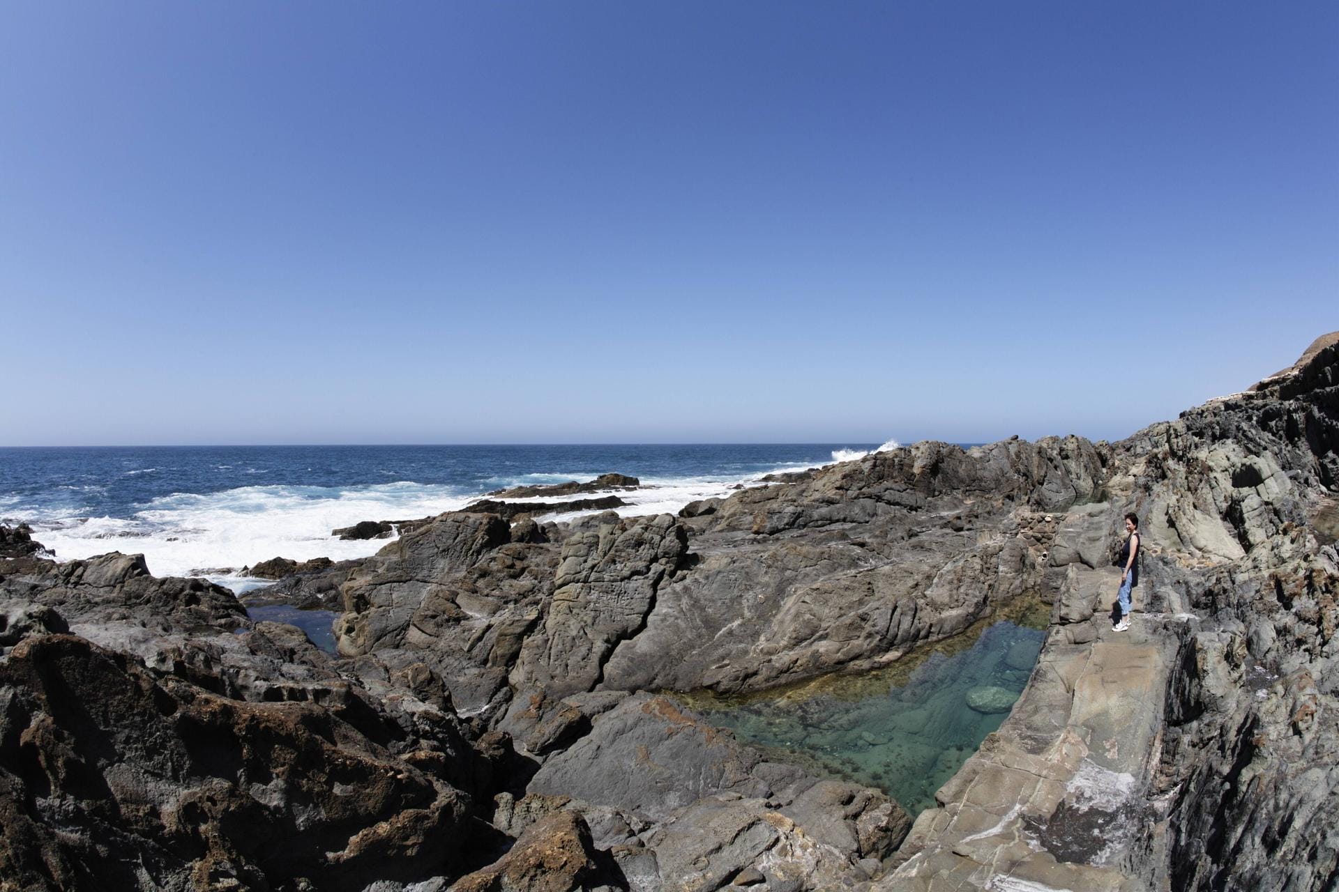 Aguas Verdes: Die kanarischen Naturschwimmbecken sind auf einem etwa sechs Kilometer langen Küstenabschnitt auf Fuerteventura zu finden.