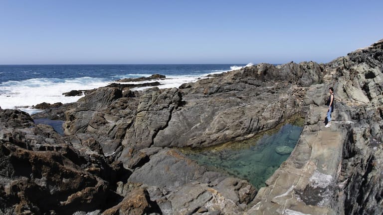 Aguas Verdes: Die kanarischen Naturschwimmbecken sind auf einem etwa sechs Kilometer langen Küstenabschnitt auf Fuerteventura zu finden.