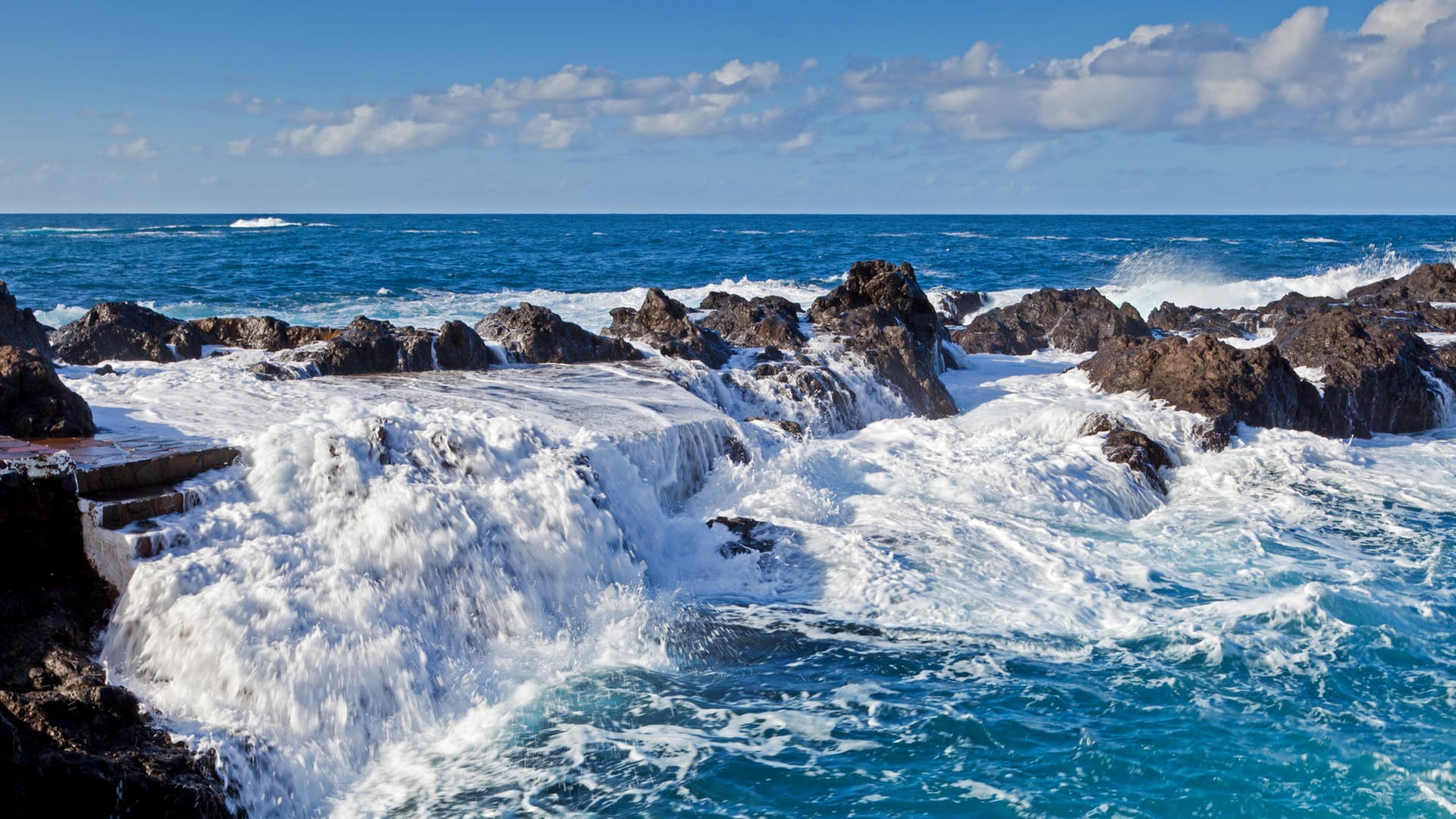 El Caletón: Im Nordwesten Teneriffas liegt der künstliche Naturpool von Garachico.